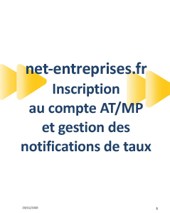 ModOp InscriptionCompteATMPGestionNotifTaux 1