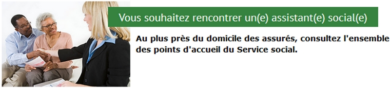 vous souhaitez rencontrer une assistante sociale